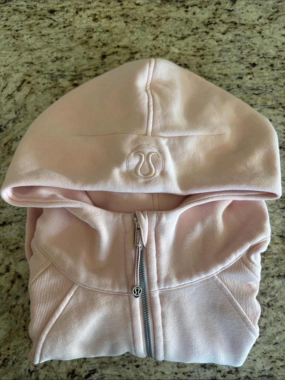 lululemon athletica Scuba Oversize Half Zip Hoodie Pink Mist Sz M/L